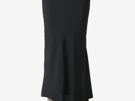 RICK OWENS - Women Charmeuse Calf Bias Skirt Hot on Sale