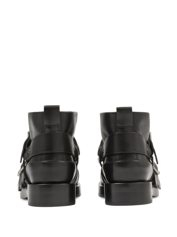 BURBERRY - Women Leather Strap Boots For Cheap