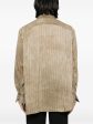 ZIGGY CHEN - Men Classic Stripe Pleated Shirt Online Sale