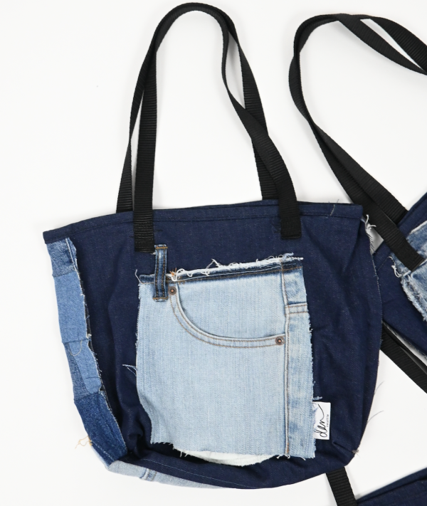 Denim Tote Bags Discount