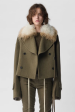 ANN DEMEULEMEESTER - Women Livia Fur Collar Online now