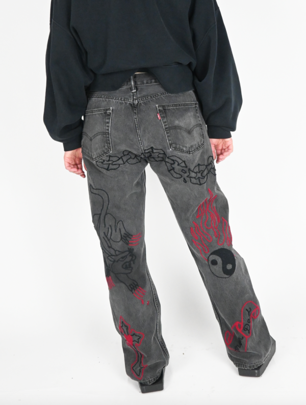 TATTOO PANTS (34 32) Online Hot Sale