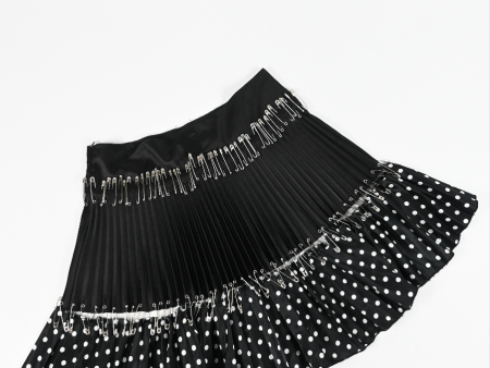 ME TO YOU pleated polka dot skirt Online Sale