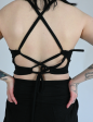 Tie back tank cropped (sizes available) on Sale