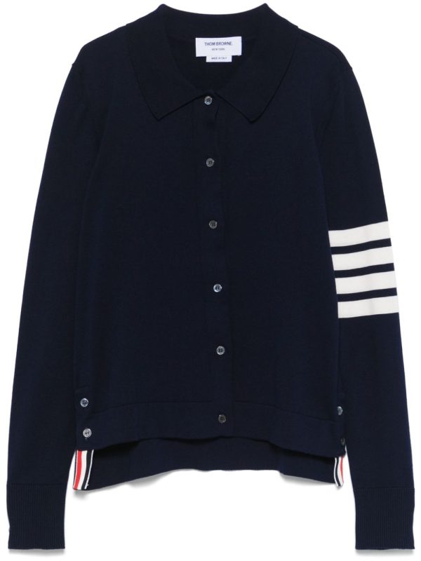 THOM BROWNE - Women Jersey Stitch Button Down Shirt For Discount