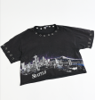 Seattle silver GROMMET TEE (large) Fashion