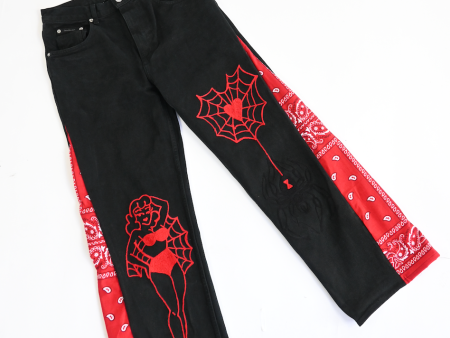 TATTOO PANTS (27 30) Online now