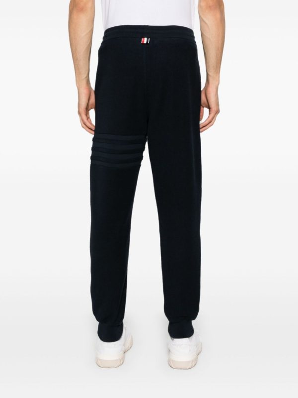 THOM BROWNE - Men W  Seamed In 4 Bar Stripe Sweatpants Sale