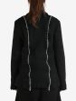 COMME DES GARCONS BLACK - Wool Zipper Accent Jacket Discount