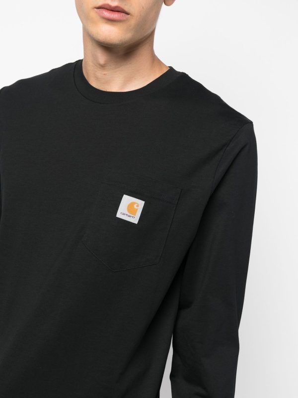 CARHARTT WIP - Unisex Long Sleeve pocket T-shirt Hot on Sale