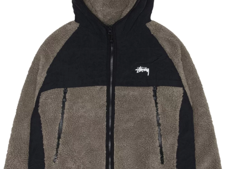 STUSSY - Men Sherpa Paneled Hooded Jacket Online Sale