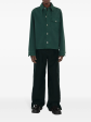 BURBERRY - Men Embroidered EKD Casual Overshirt Online Hot Sale