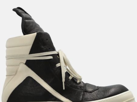 RICK OWENS - Men Leather Geobaskets Online Hot Sale