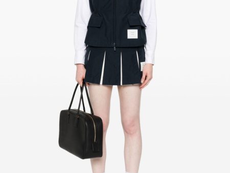 THOM BROWNE - Women Mini Box Pleat Skirt Discount