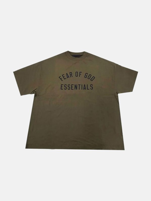 FEAR OF GOD ESSENTIALS - Men Jersey Crewneck Tee For Cheap