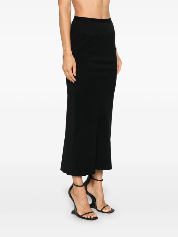 RICK OWENS - Women Calf Bias Skirt Hot on Sale