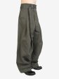 FFFPOSTALSERVICE - Men Wide Belted Trousers V1 Cheap