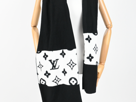 Plush LV scarf Online Sale