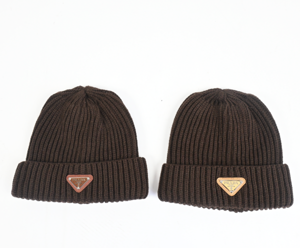 Brown rib style beanie Hot on Sale