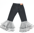 RUNWAY silver bottom denim Cheap