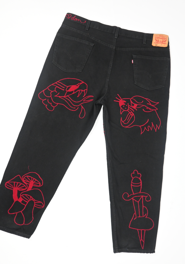 TATTOO PANTS (44 32) Supply