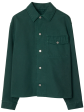 BURBERRY - Men Embroidered EKD Casual Overshirt Online Hot Sale