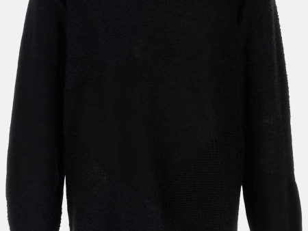 YOHJI YAMAMOTO POUR HOMME - Men V Neck Sweater Discount