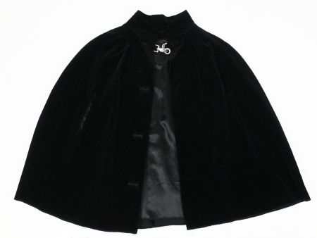 RUNWAY velvet cape Hot on Sale