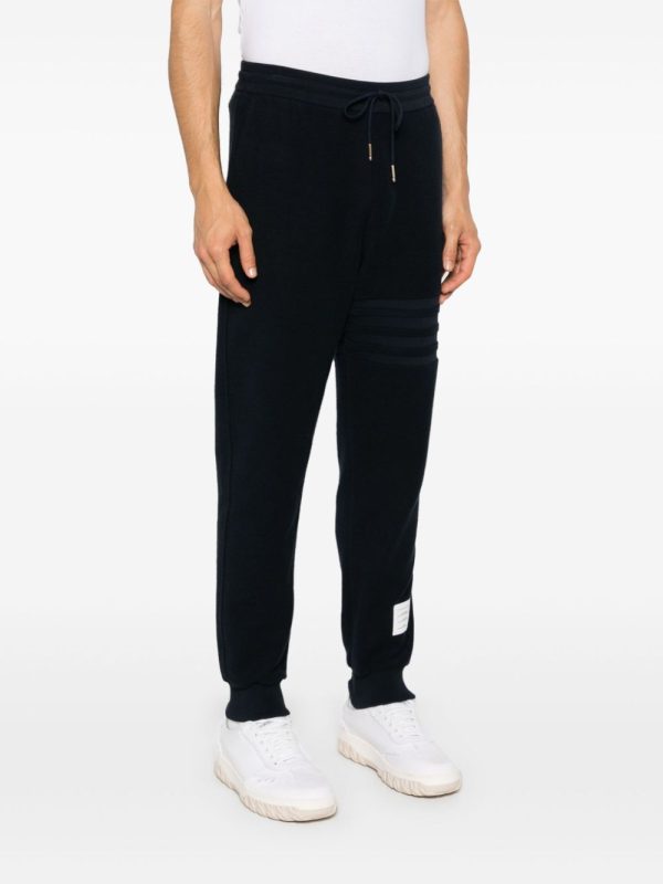 THOM BROWNE - Men W  Seamed In 4 Bar Stripe Sweatpants Sale