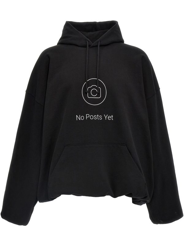 VETEMENTS - Unisex No Posts Cropped Boxy Hoodie For Sale