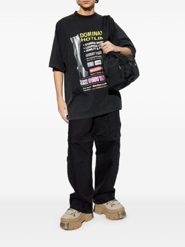 VETEMENTS - Unisex Dominatrix Hotline Oversized T-shirt Supply