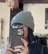 Brown rib style beanie Hot on Sale