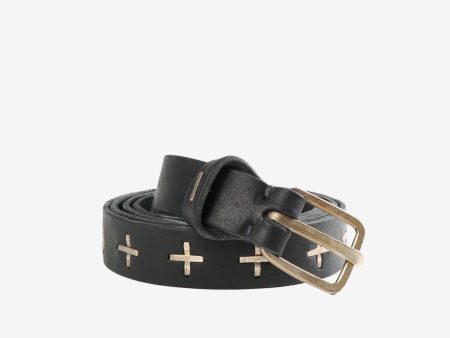 MA+ -  +  Studded Q Buckle Med Belt For Cheap