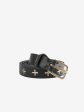 MA+ -  +  Studded Q Buckle Med Belt For Cheap