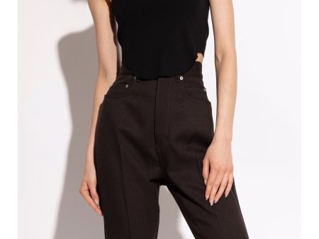 RICK OWENS DRKSHDW - Women Basic Tank Cropped Top For Sale