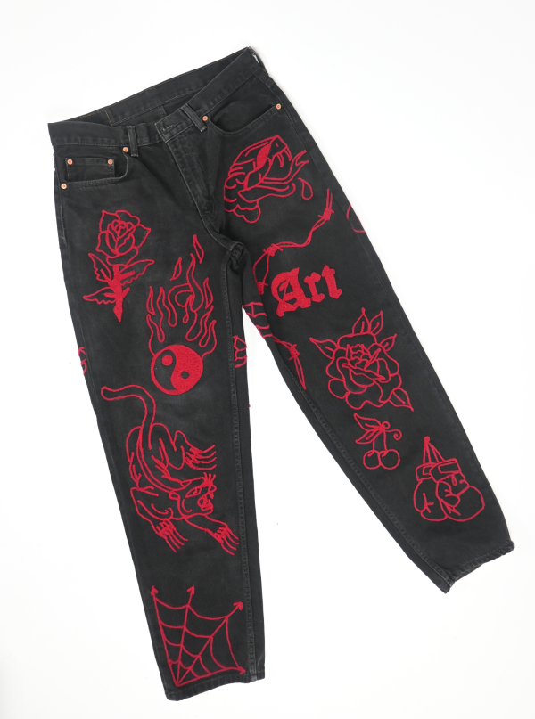 TATTOO PANTS (34 33) Online Hot Sale