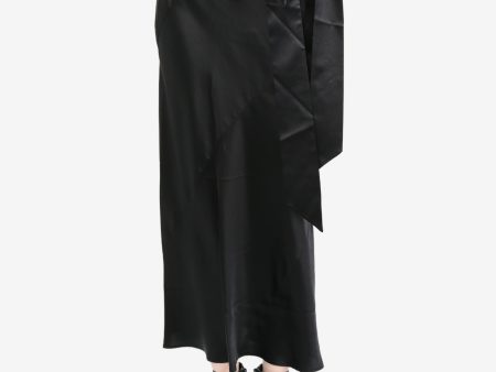 SIMONE ROCHA - Women W Bow Detail Spiral Midi Skirt Sale