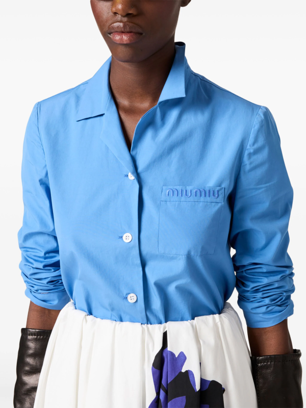 MIU MIU - Women Poplin Shirt For Discount