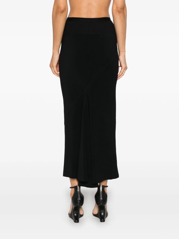 RICK OWENS - Women Calf Bias Skirt Hot on Sale