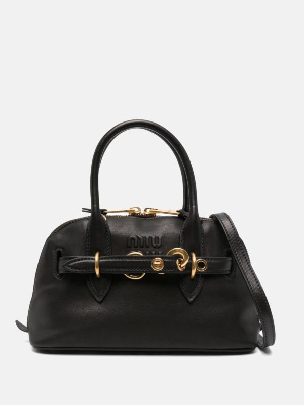 MIU MIU - Women Leather Aventura Top Handle Bag Hot on Sale