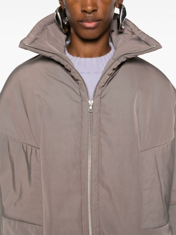 DRIES VAN NOTEN - Women Drop Shoulder Funnel Jacket Hot on Sale