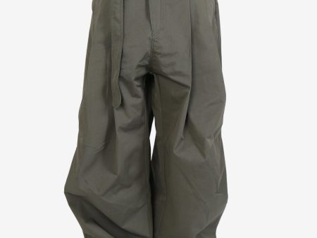 FFFPOSTALSERVICE - Men Wide Belted Trousers V1 Cheap