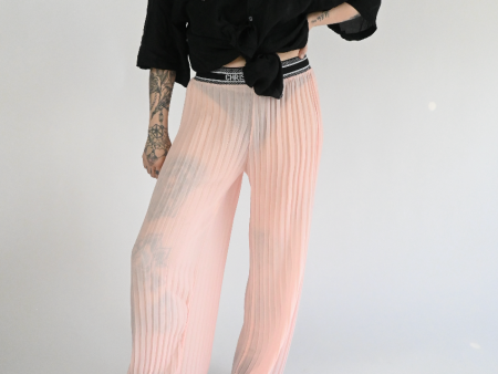 Sheer pleated pants (medium) Supply