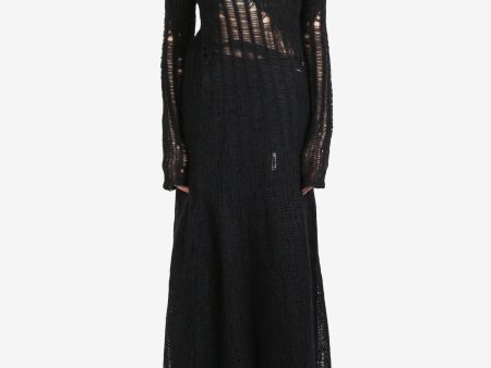 ANN DEMEULEMEESTER - Women Paiva X-Long Knitted Dress Hot on Sale