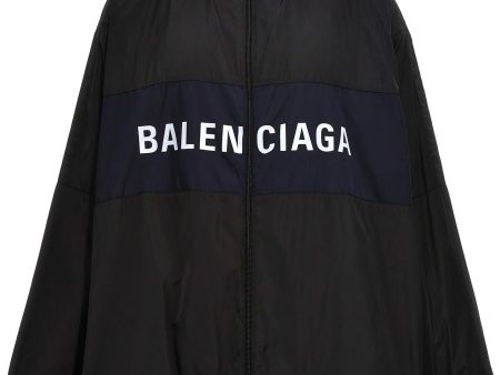 BALENCIAGA - Men Logo Zip Up Jacket Discount