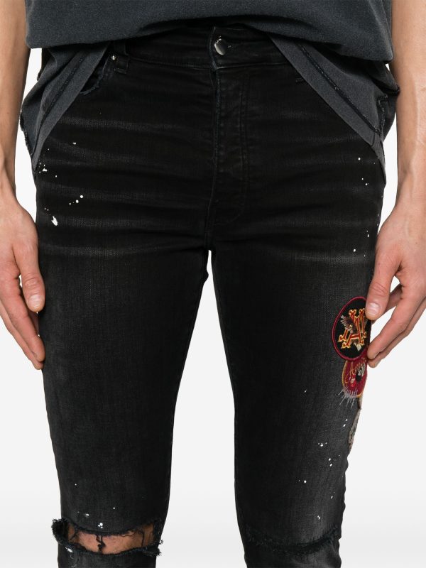 AMIRI - Men Vintage Patch Skinny Jean For Cheap