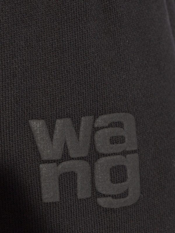 T BY ALEXANDER WANG - Women Essential Terry Classic Sweatpant Puff Paint Logo For Sale