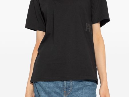 T BY ALEXANDER WANG - Women Essential Jersey Puff Logo Shrunk Tee Online Sale