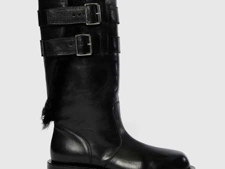 ANN DEMEULEMEESTER - Women Milan Soft Biker Boots Supply