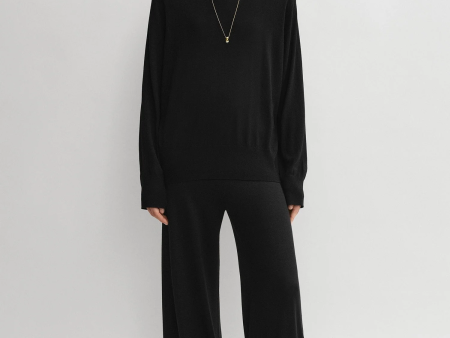 TOTEME - Women Crew-Neck Silk Cashmere Knit For Sale